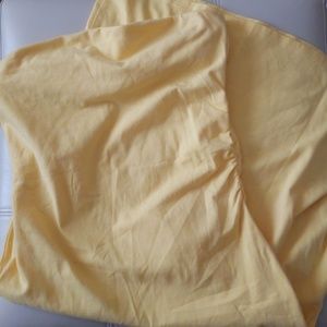 Moda Yellow Strapless dress